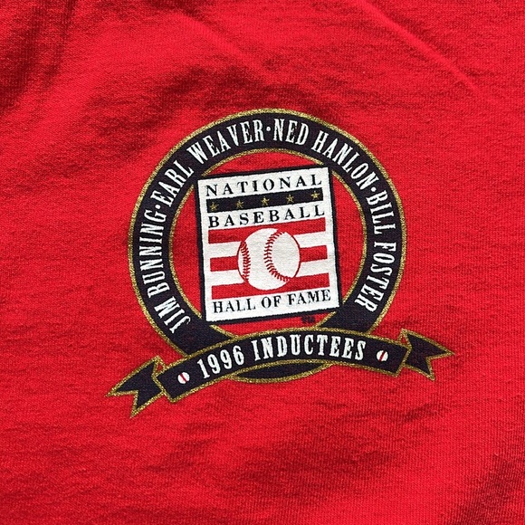 Vintage 1996 Hall Of Fame Baseball T-Shirt / XL / Made In USA - Picture 5 of 10